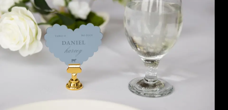 Heart Place Cards