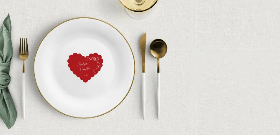 Heart Place Cards