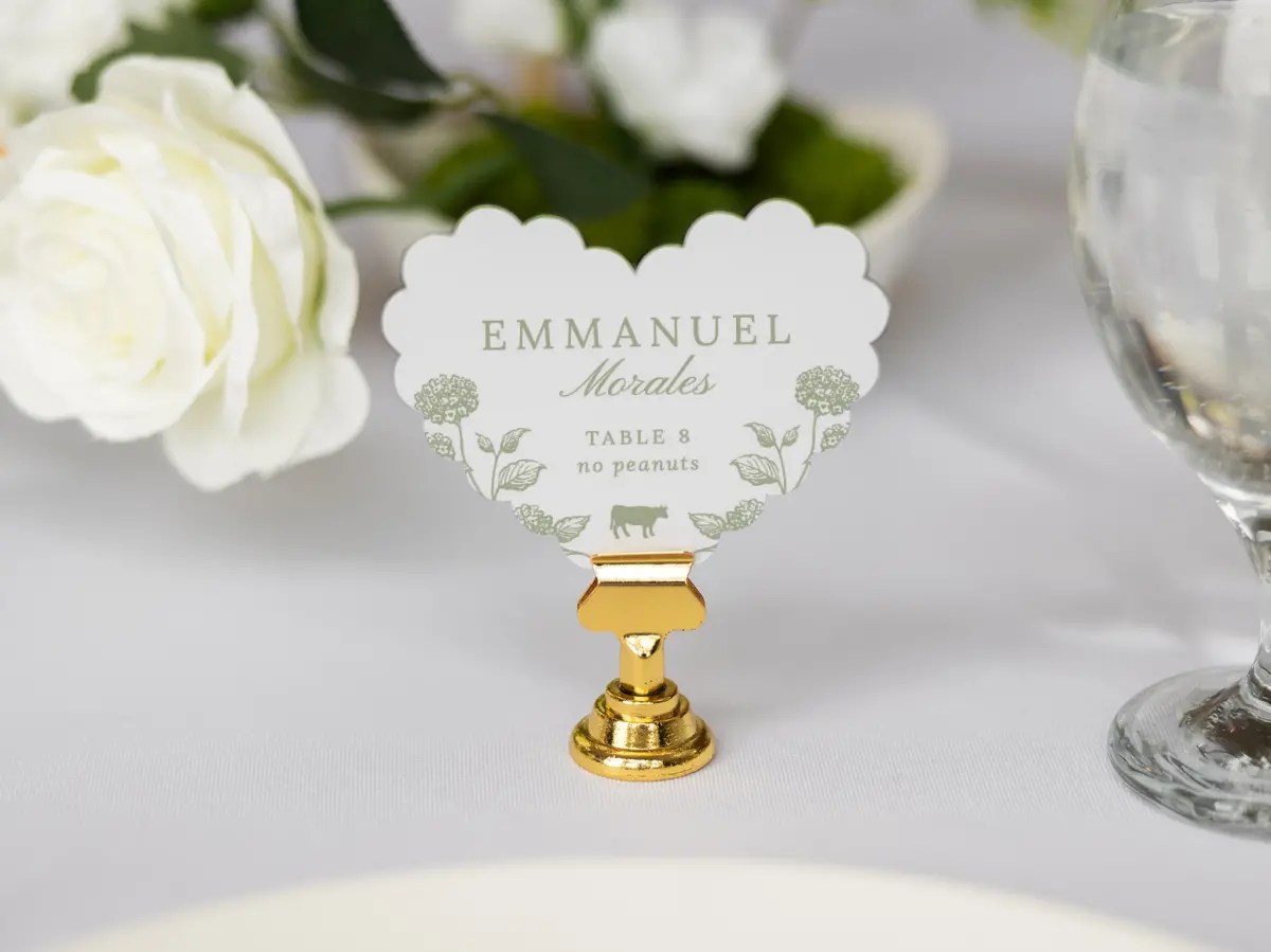 Heart Place Cards