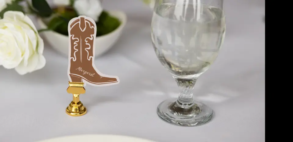 Cowboy Boot Place Cards