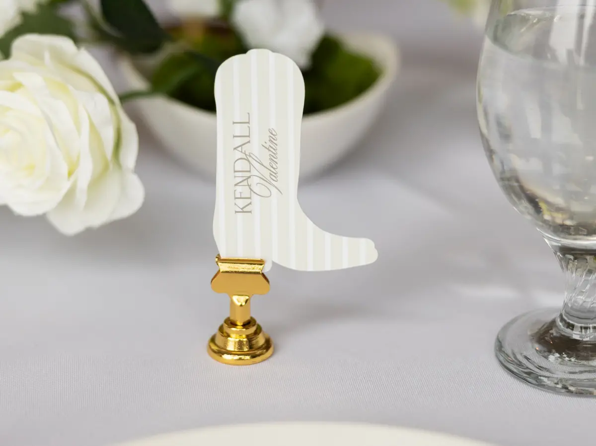 Cowboy Boot Place Cards