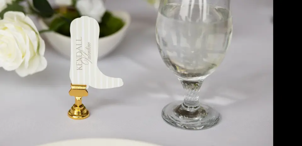 Cowboy Boot Place Cards