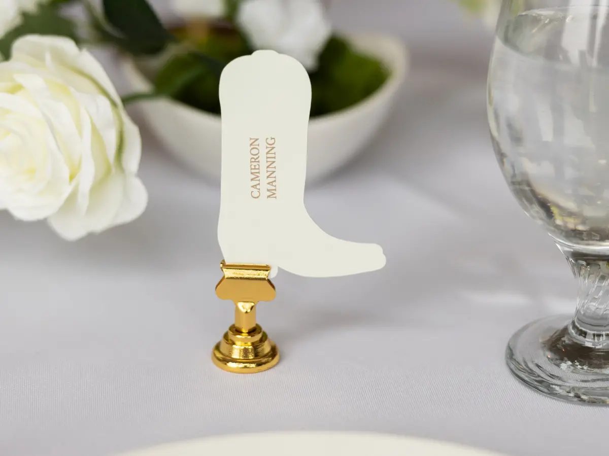Cowboy Boot Place Cards