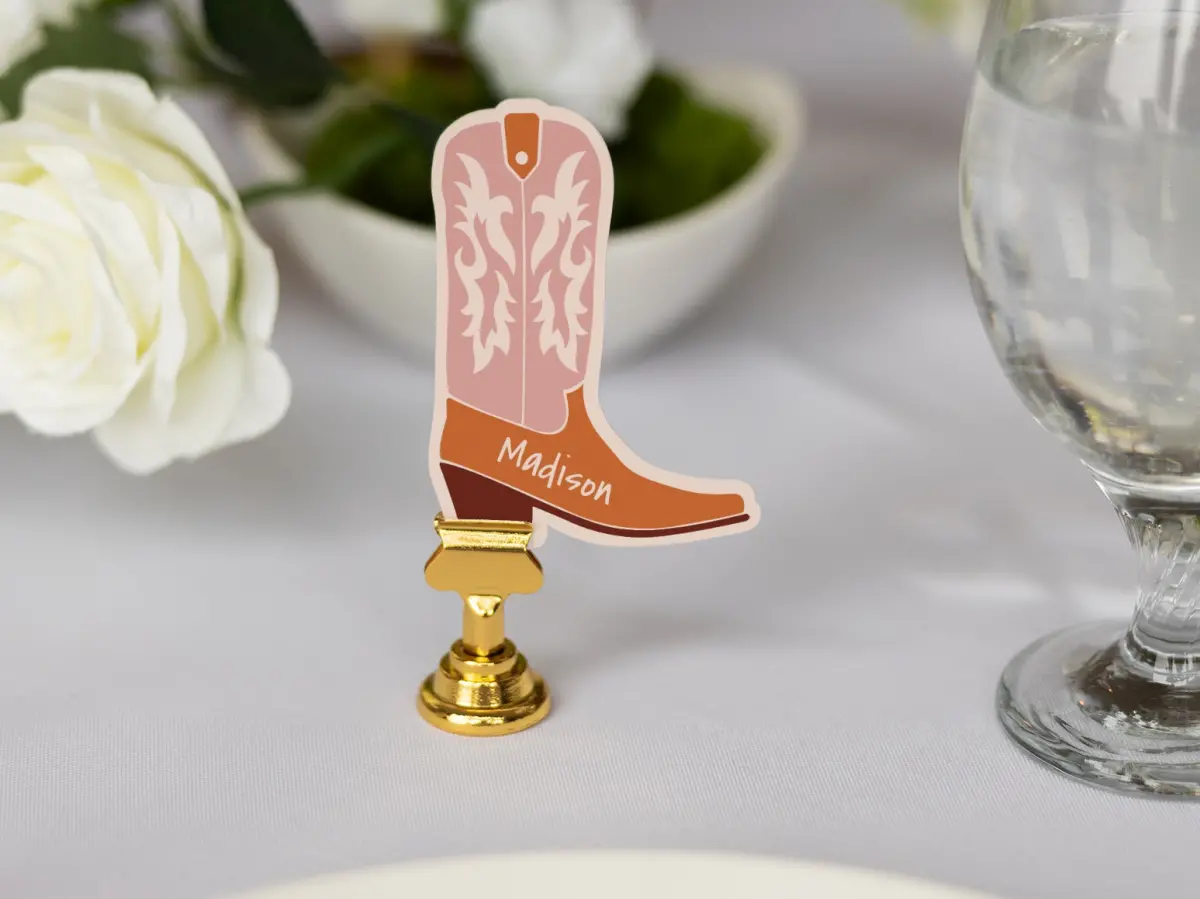 Cowboy Boot Place Cards
