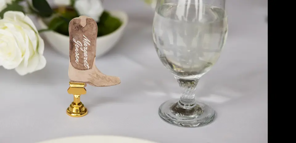Cowboy Boot Place Cards