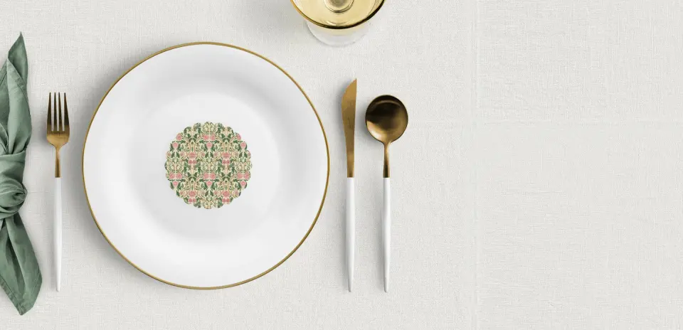 Scalloped Circle Place Cards