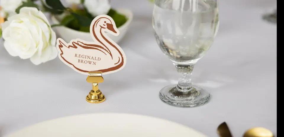 Swan Place Cards