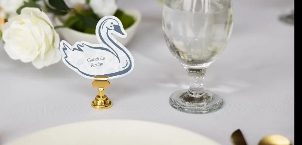 Swan Place Cards