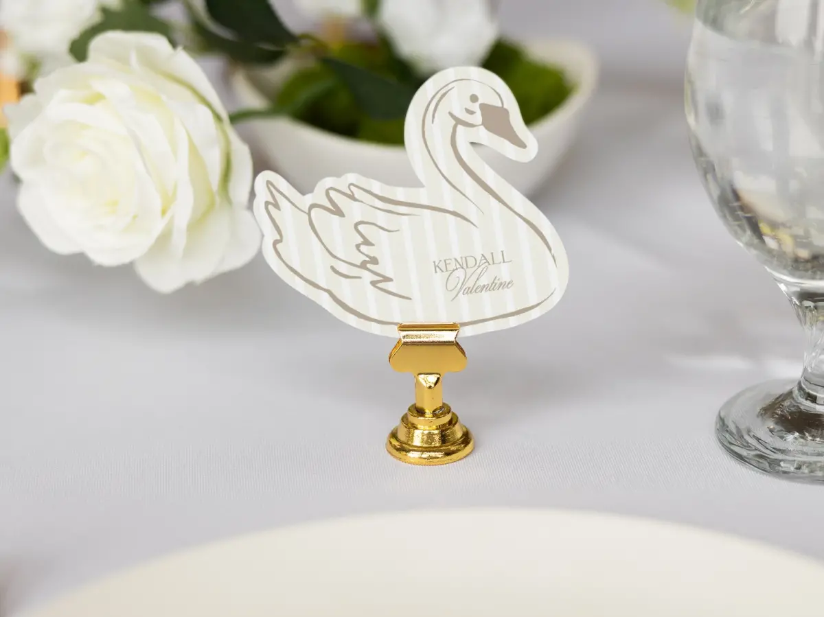 Swan Place Cards