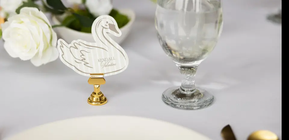 Swan Place Cards