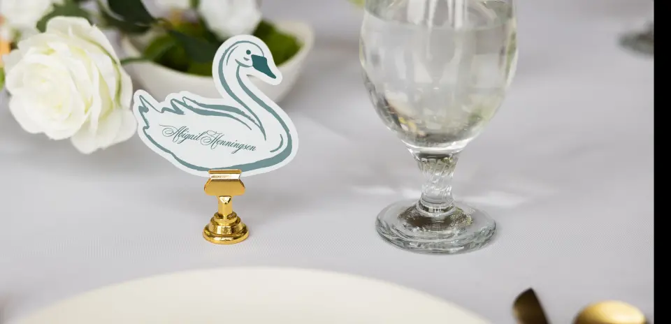 Swan Place Cards