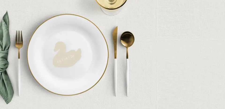 Swan Place Cards