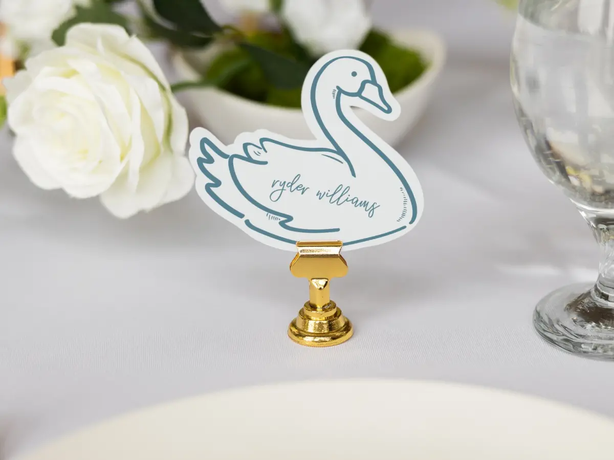 Swan Place Cards