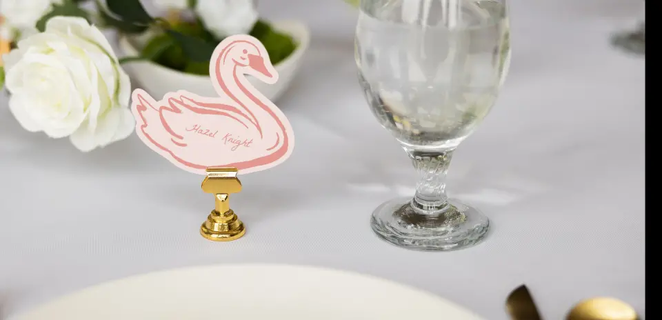 Swan Place Cards