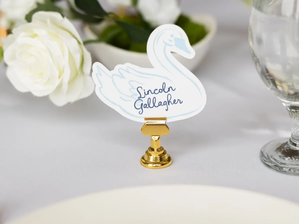 Swan Place Cards