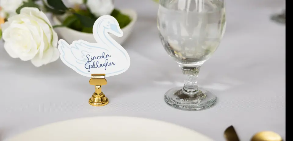 Swan Place Cards