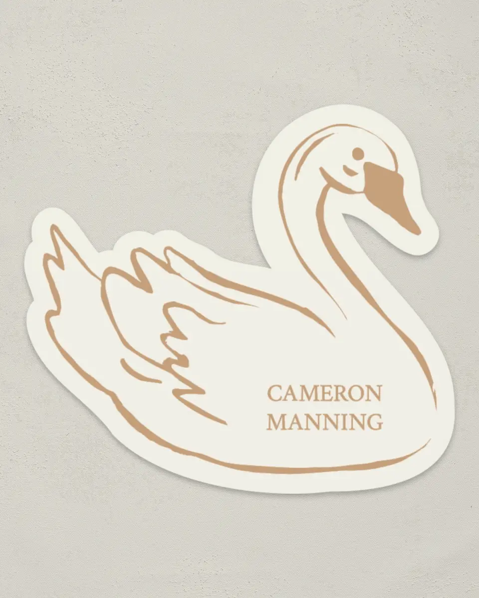 This is a 3.25" x 3.5" Wedding Place Card called Beaded Veil printed in full color on Premium Smooth paper