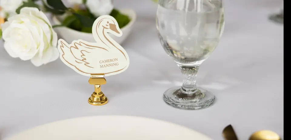 Swan Place Cards