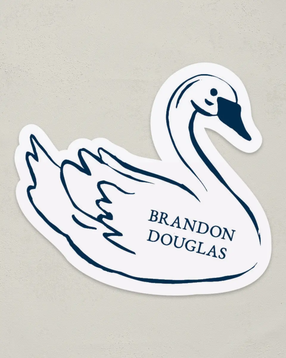 This is a 3.25" x 3.5" Wedding Place Card called Heirloom Crest printed in full color on Premium Smooth paper