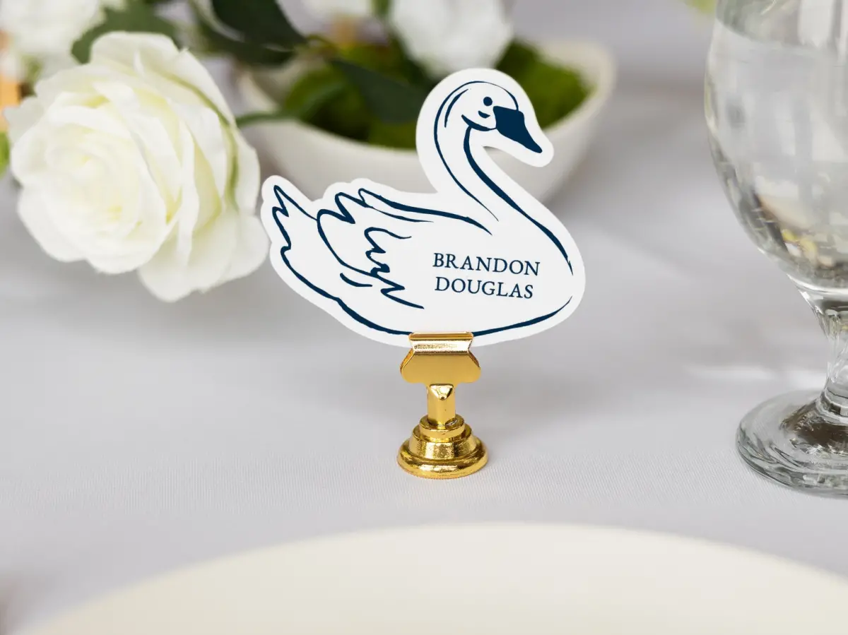 Swan Place Cards