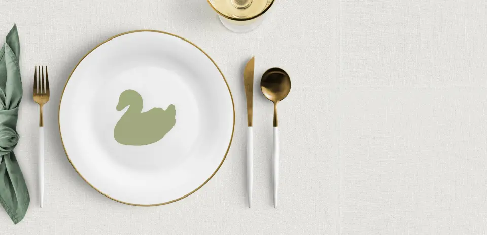 Swan Place Cards