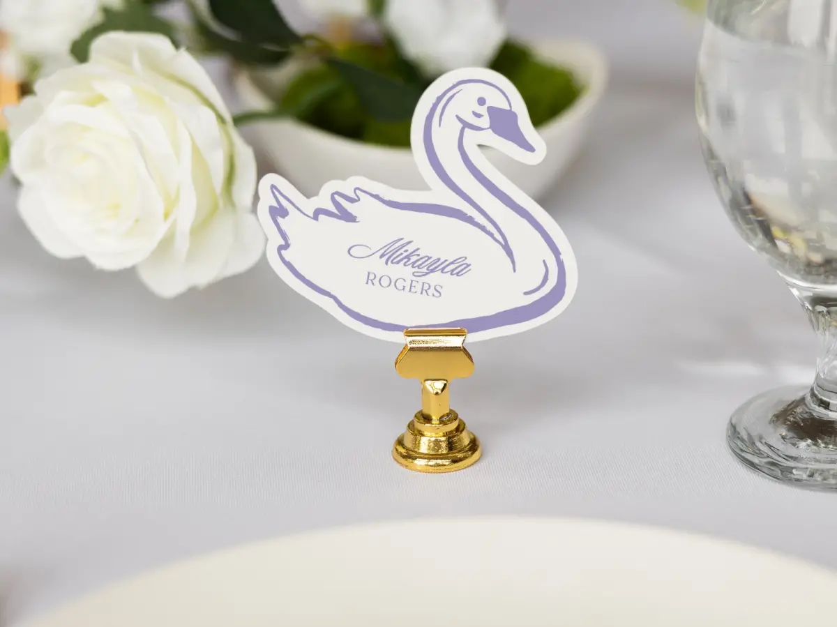 Swan Place Cards