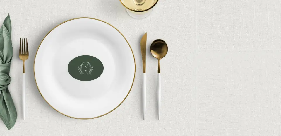 Oval Place Cards
