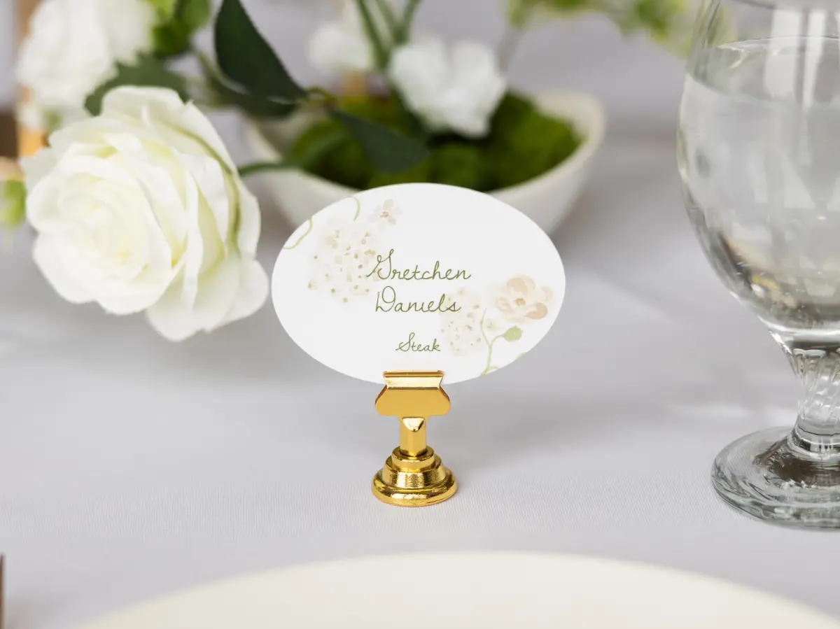 Oval Place Cards