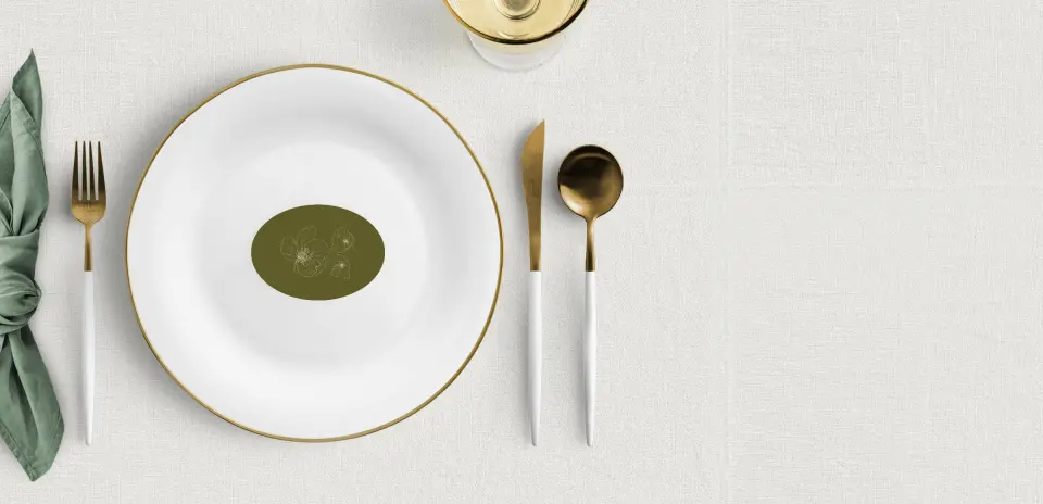 Oval Place Cards