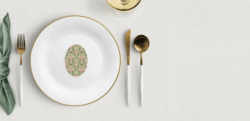 Oval Place Cards