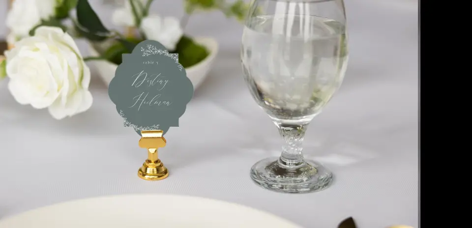 Crest Place Cards