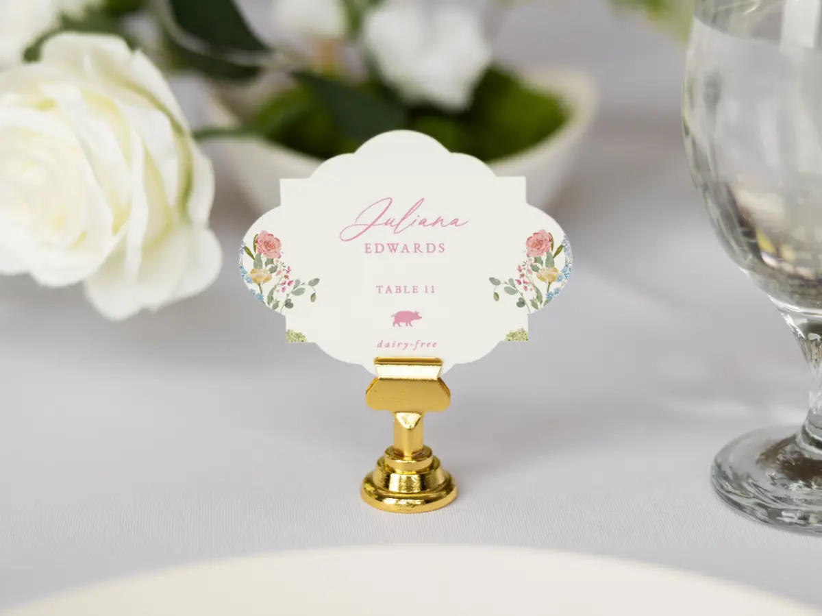 Crest Place Cards