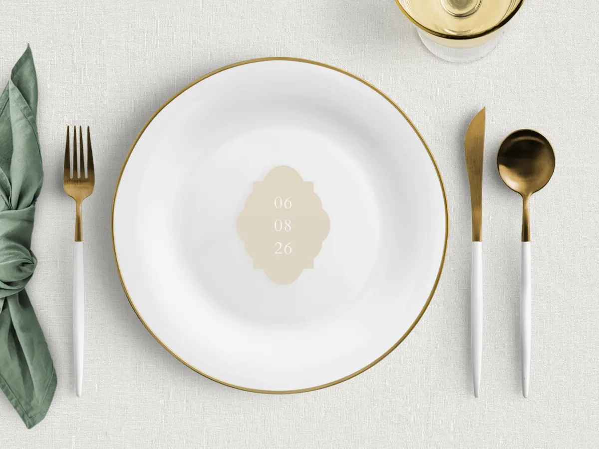 Crest Place Cards