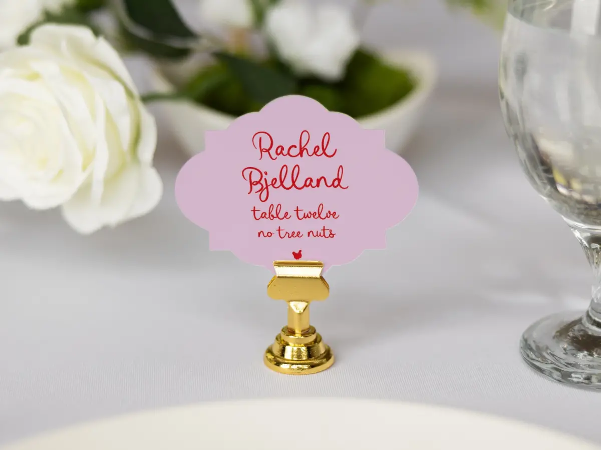 Crest Place Cards