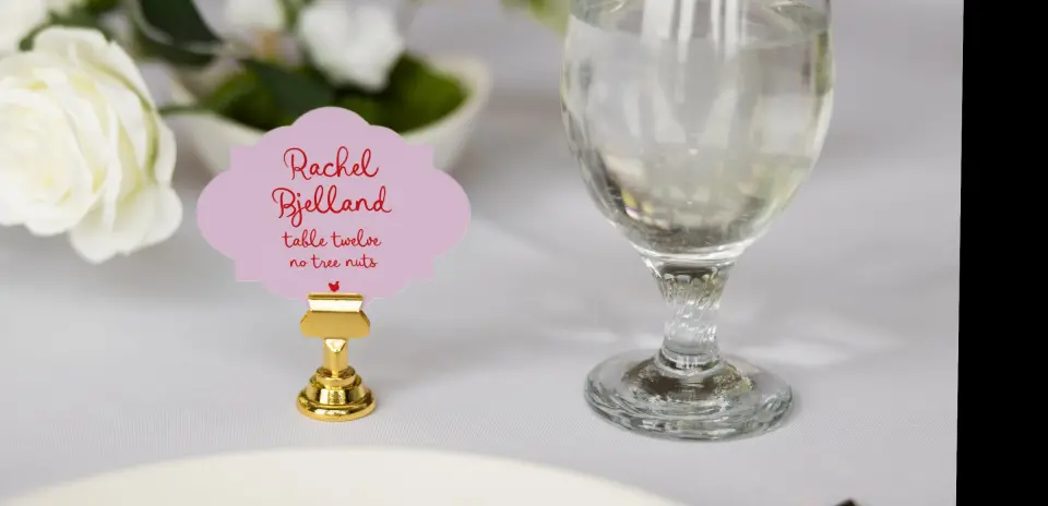 Crest Place Cards
