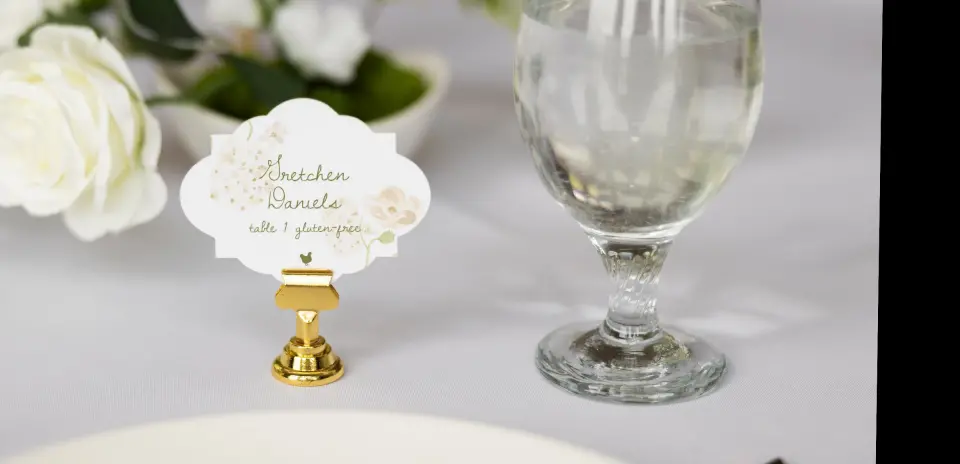 Crest Place Cards