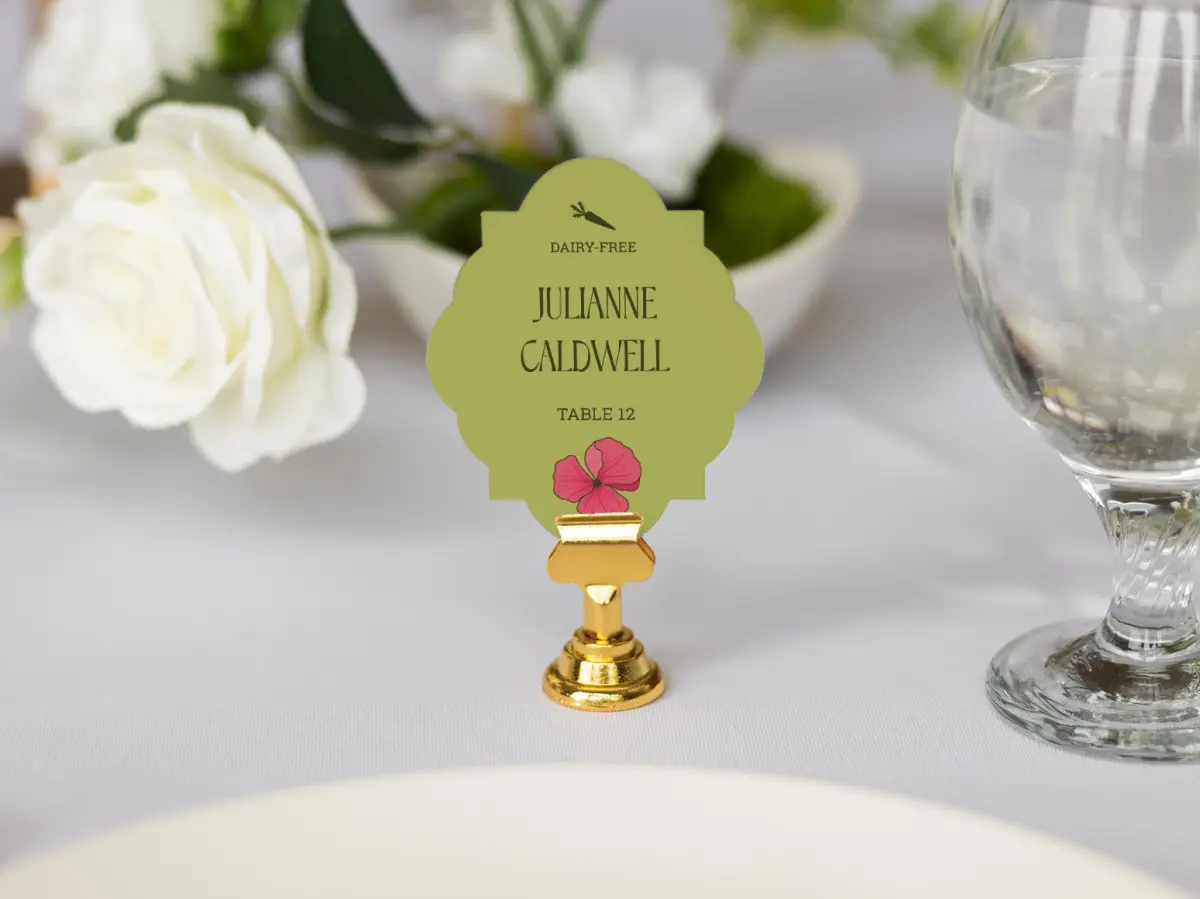 Crest Place Cards