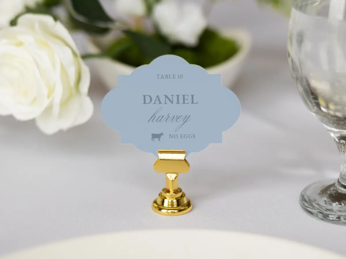 Crest Place Cards