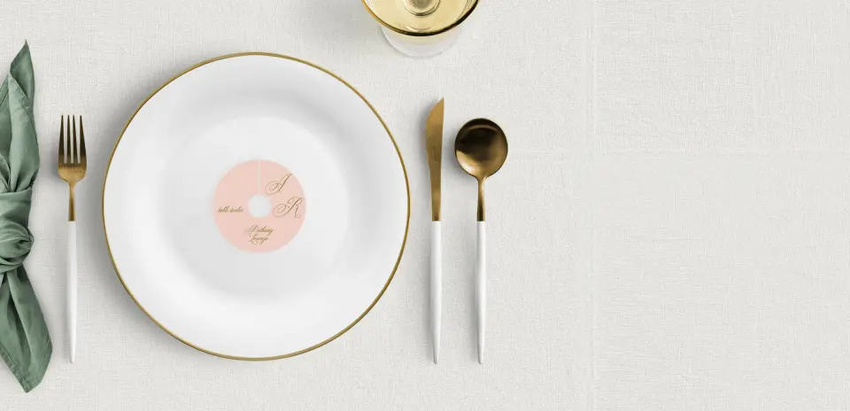Wine Glass Stem Place Cards