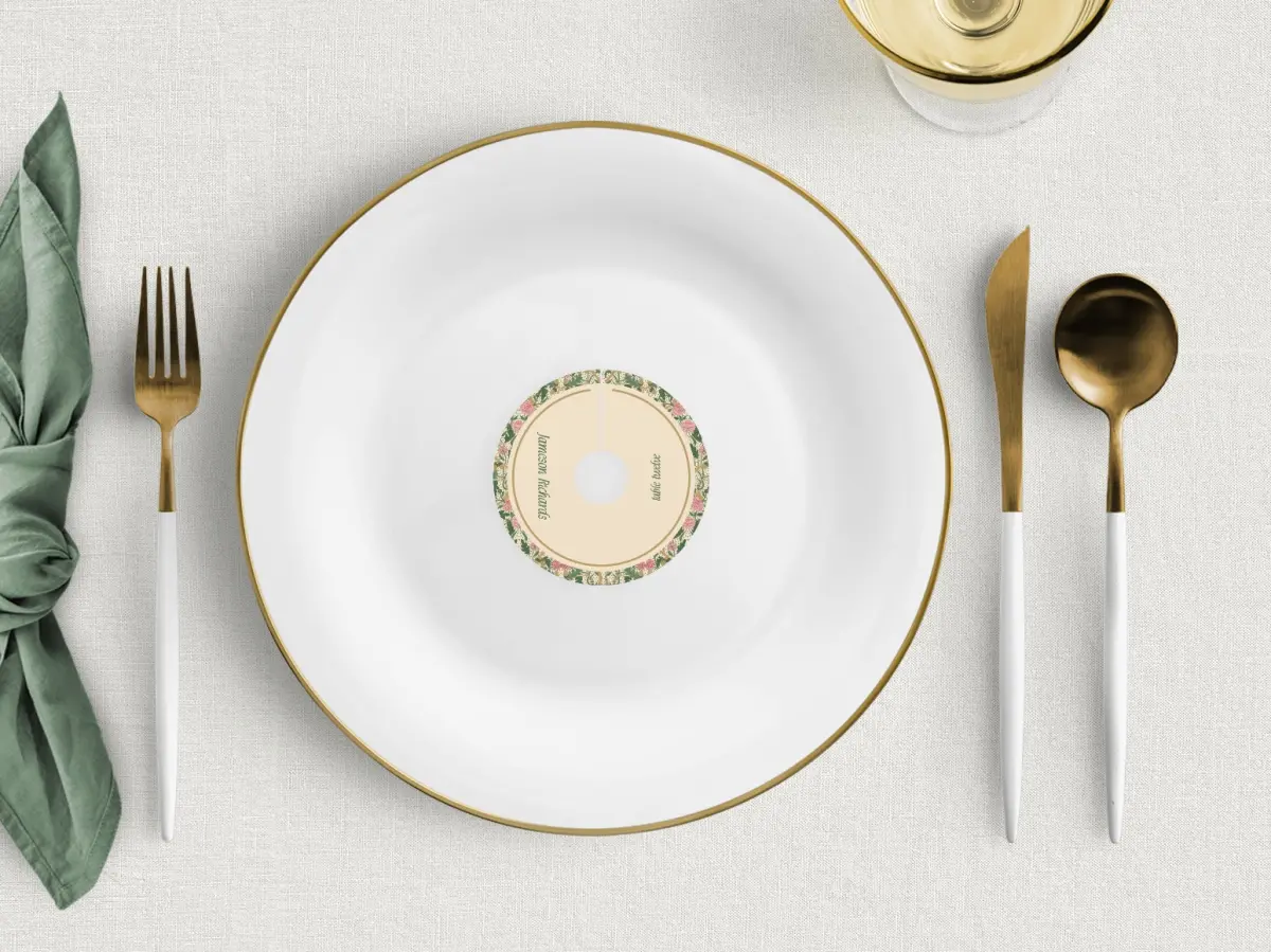 Wine Glass Stem Place Cards
