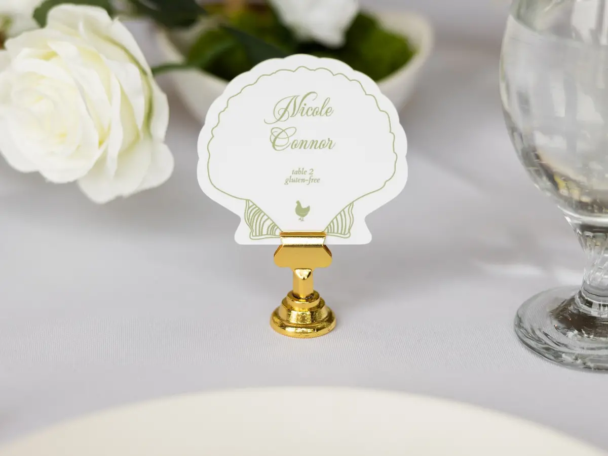 Shell Place Cards