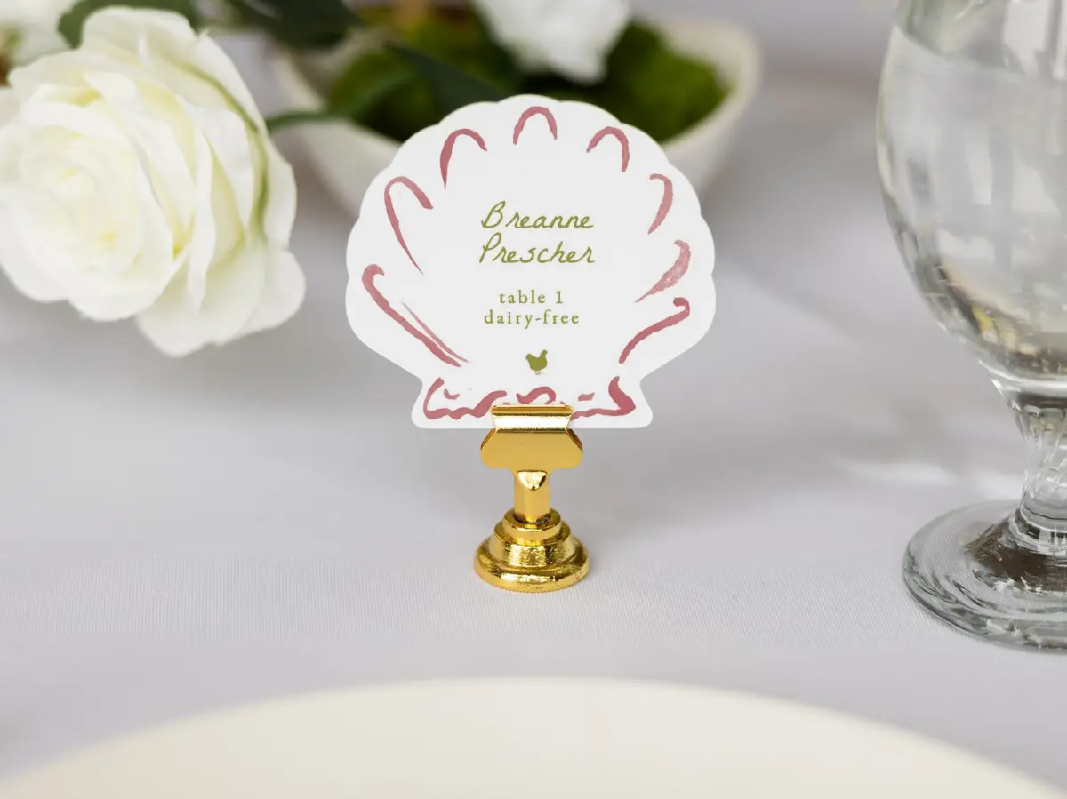 Shell Place Cards