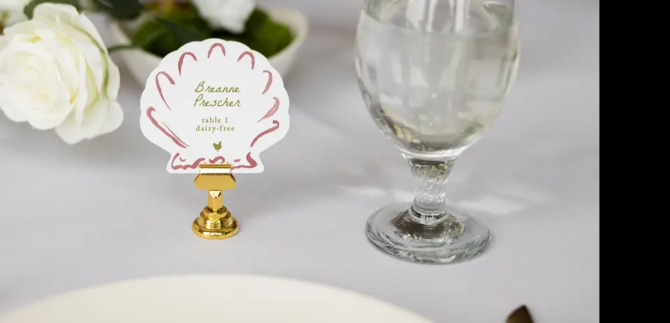 Shell Place Cards