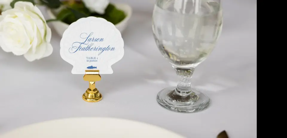 Shell Place Cards