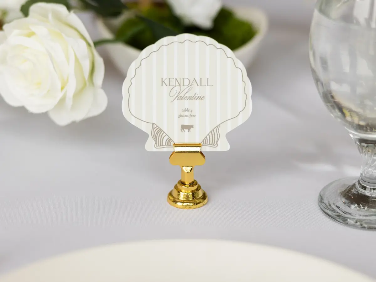 Shell Place Cards