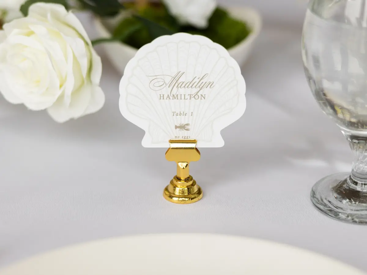 Shell Place Cards