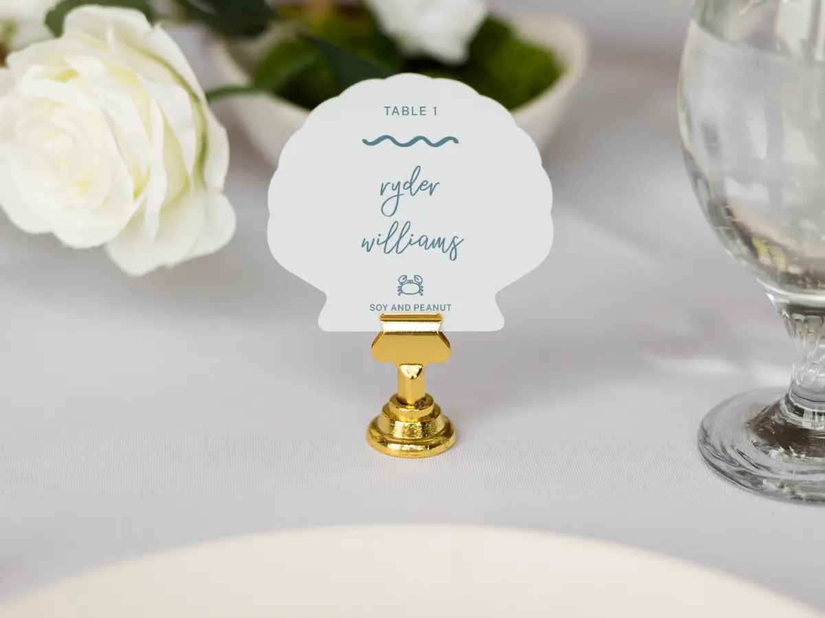 Shell Place Cards