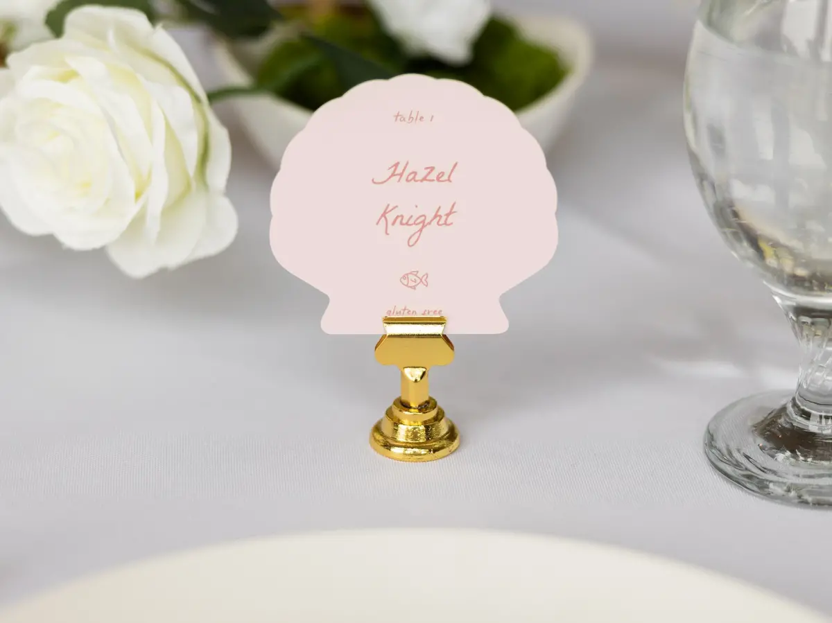 Shell Place Cards