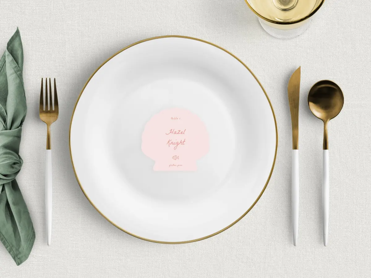 Shell Place Cards