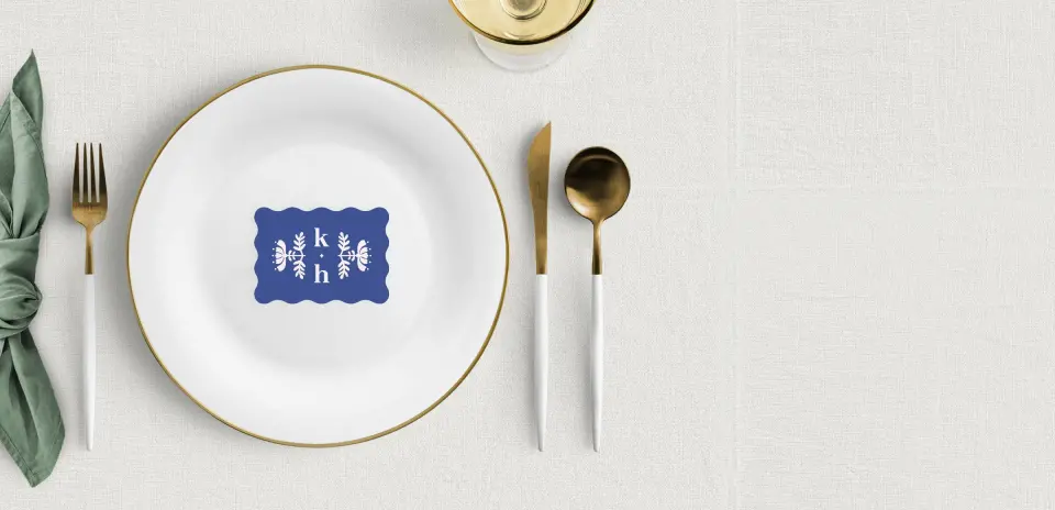 Wavy Place Cards